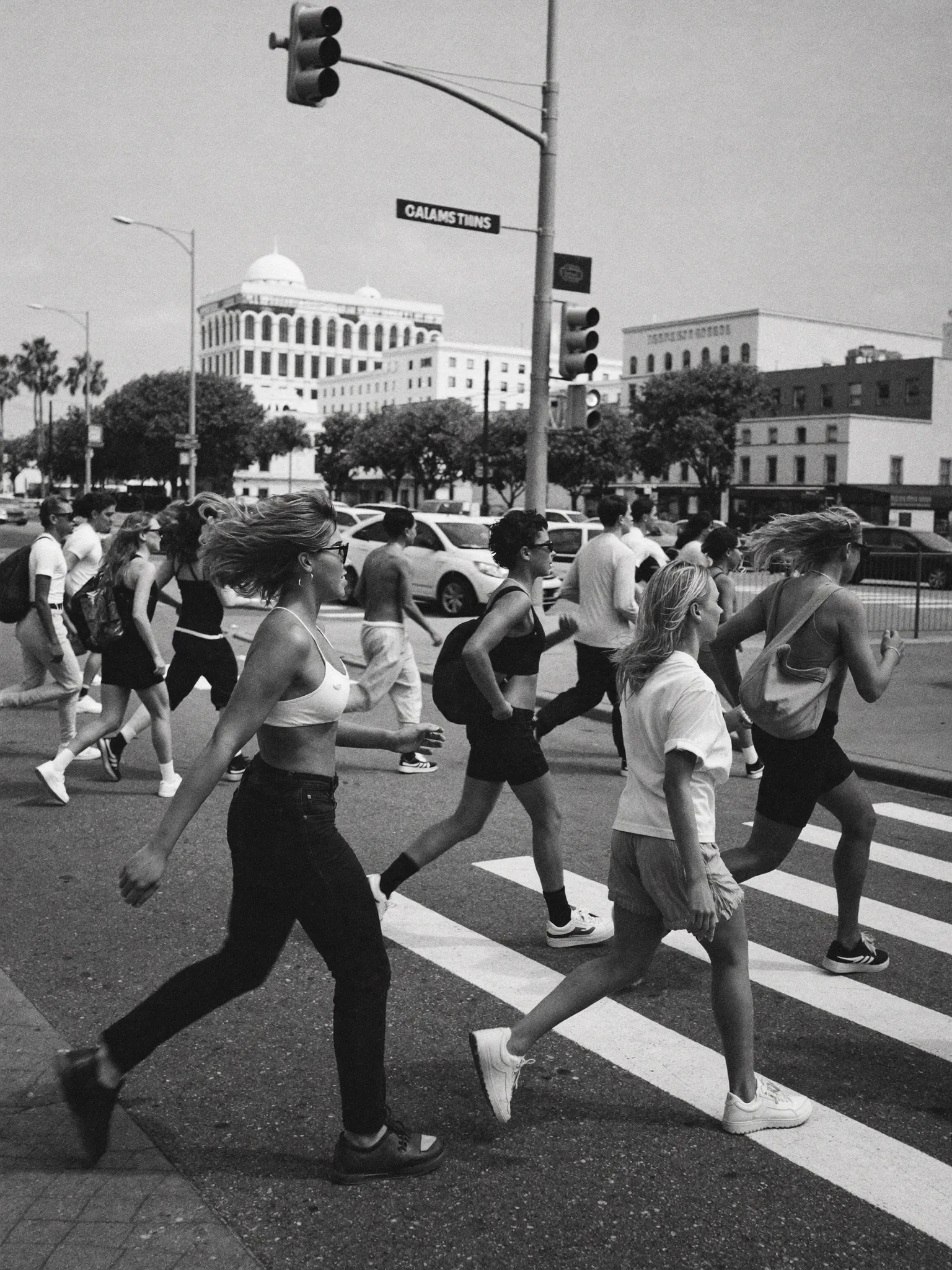 I'Moving — Miami in motion, in black and white